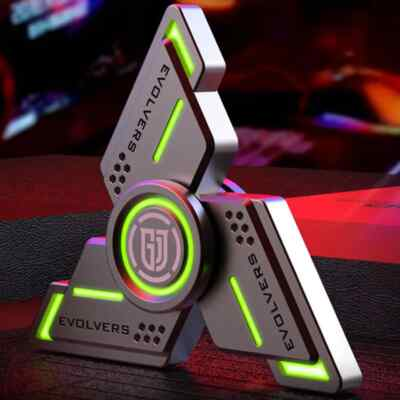 #ad EDC Fidget Spinner Luminous Durable High Speed Silent Bearing Metal stressrelief $19.99