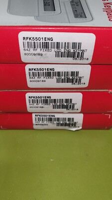 DSC RFK5501 LCD Keypad LOT OF 4 with Wireless Receiver Power Series RFK5501ENG