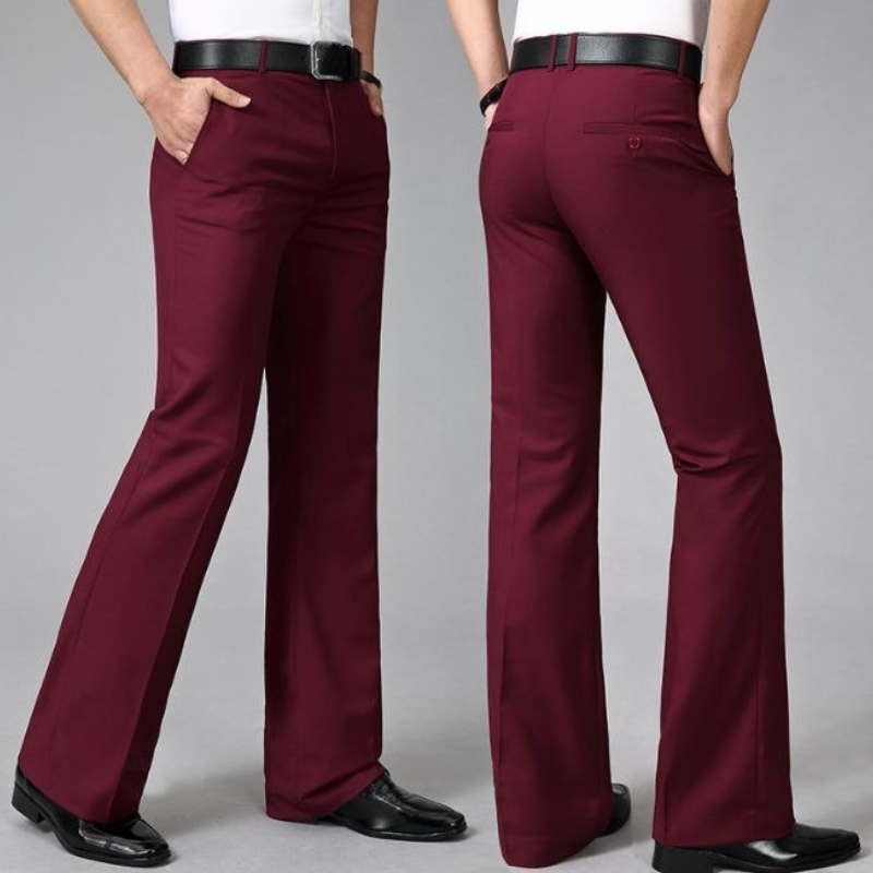 Vintage Men Dress Trousers Bell Bottom Pants Flared Leg Vintage Men Dress Trousers Bell Bottom Pants Flared Leg