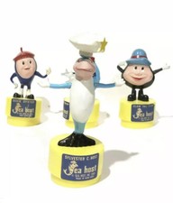 1969 SYLVESTER C SEA HOST Push Puppet Restaurant Vtg Figure RARE Promo Toy TUNA