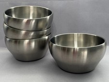 Stainless Steel 6  Bowls Double Wall Insulate...