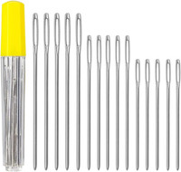 15 StüCke NäHen Nadeln Set, NäHnadeln, Groß Auge Stumpfe Nadel, Hand NäHnadel, S
