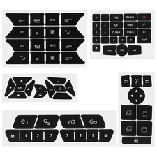 Button Repair Kit Window Switch Sticker For Mercedes Benz A B ML350 E350 2008-14