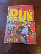 Run: Book One  SIGNED BY 3 John Leiws Aydin Fury Powell  1st Printing HC