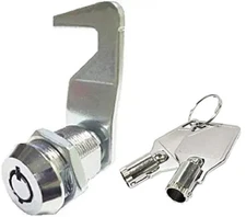 Homak Replacement Lock - Tubular Cam Lock 2 Keys Each w/Cover 12-6 Key Pull (...