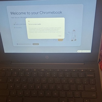 HP Chromebook G7 EE 11.6'' 4GB RAM 16GB eMMC Black Built-in Webcam