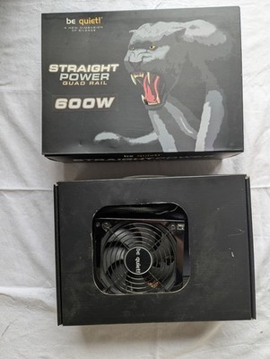 be quiet! Straight Power E5 600W ATX Netzteil BQT E5-600W Quad Rail PCIe OVP