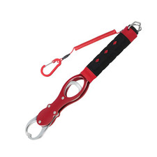 Lloy Fishing Lip Gripper Fish Plier Hand Grip Portable Hook Gripper with Scale F