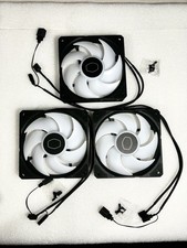 CoolerMaster SickleFlow 120 Edge 2500 RPM High Speed ARGB Case Fan 4pin 3 pack 