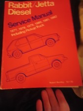 Vw Rabbit Jetta Diesel Service Manual 1977-82 Bentley Pickup Included