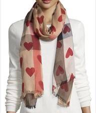 Burberry Beige Scarf With Hart