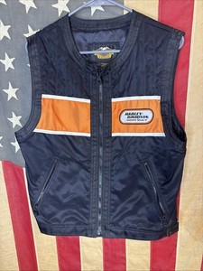 Harley Davidson Racing Safety Vest Size Small 100% Nylon B062