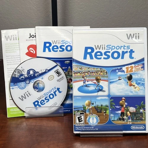 Clean Wii Sports Resort (Nintendo Wii, 2009) Complete With Manual