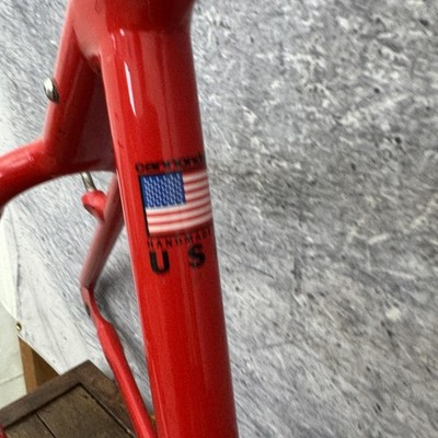 Vintage Cannondale HeadShok Fatty Frame 18 in Red USA V-Brake 26in