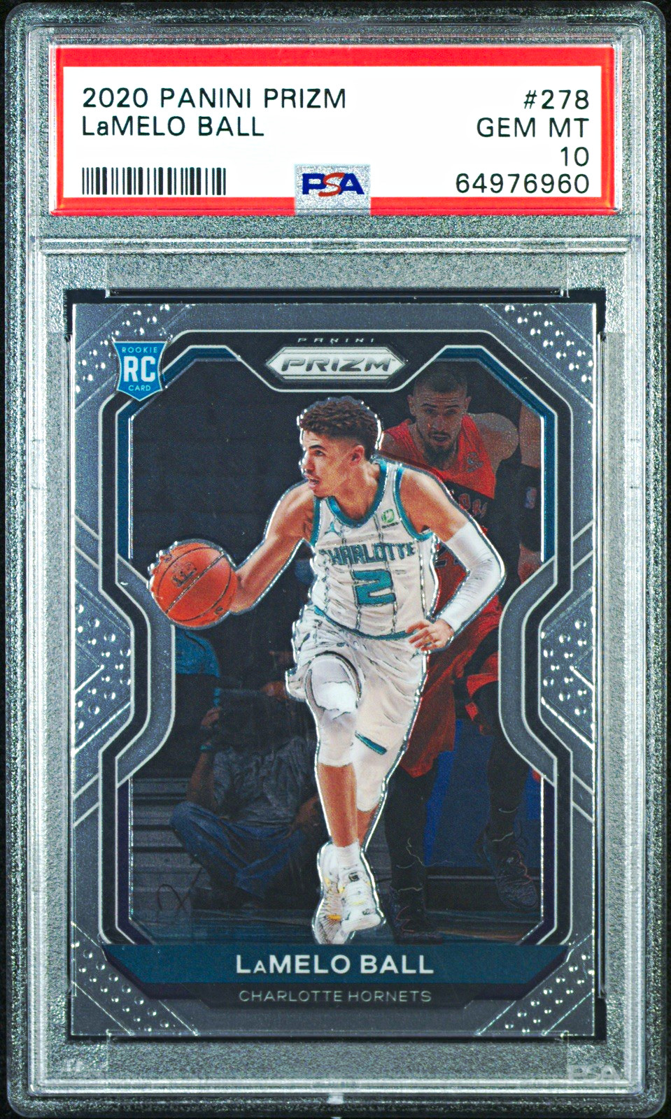 2020-21 Panini Prizm LaMelo Ball #278 RC PSA 10 view 1