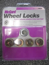 NEW McGard Wheel Locks M14 x 2.0 RH 14mm x 2.0 Acorn Seat Under Cap - 24024