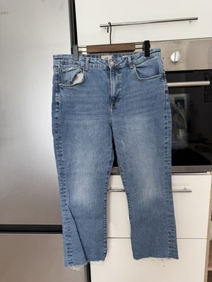 C&A Jeans Größe 44 Used Look Fransen