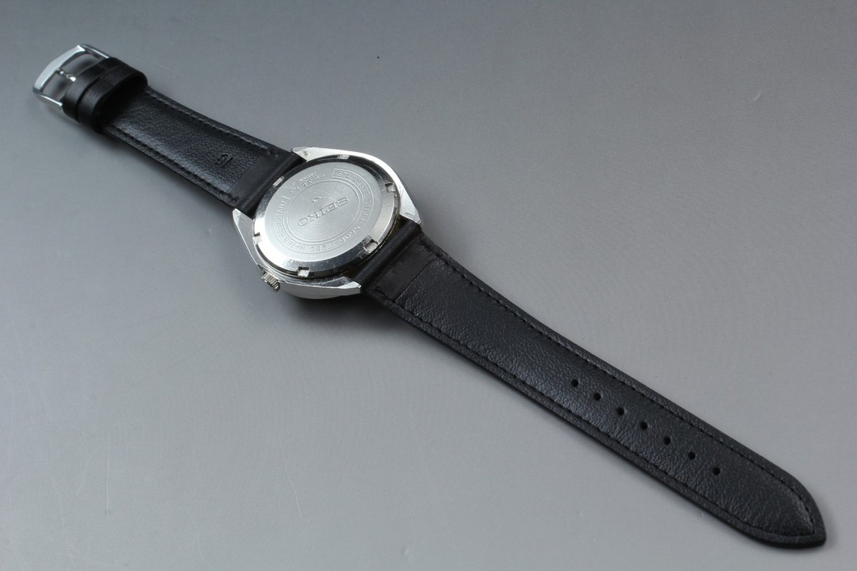 Vintage 1973 [Exc+5] Seiko Lord Matic 5606-7280 Kanji Blue Men's