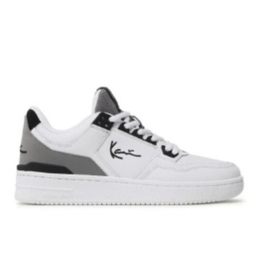 Karl Kani Men's 89 LXRY Shoes White Grey Black Size 8 Sneaker NEW WITH BOX