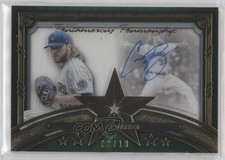 2022 Topps Five Star Pentamerous Penmanship Green 2/10 Corbin Burnes Auto uk2
