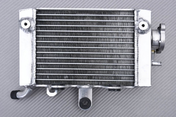 Radiateur d eau droit racing en aluminium brossé premium pour Honda Transalp 400 XL400V
