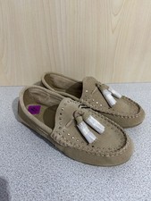 Zara Kids Suede Moccasin Loafers With Tassels And Studs UK 12 / EU 30