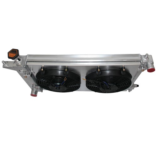 Radiator with Fan Shroud For Ford Mustang GT GTS SVT V6 V8 1994-1996 AT - Foto 6 di 7