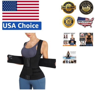 Neoprene Sauna Sweat Vest with Adjustable Belts for Ultimate Comfort