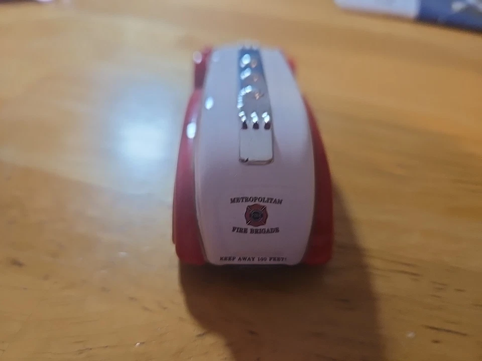 Jada D-Rods 2006 '39 Dodge Airflow Fire Tanker Red & White Diecast 1/64 Scale - Image 4 of 4