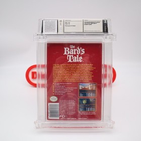 NES Nintendo Game THE BARD'S TALE - WATA GRADED 8.5 B+ NEW & Sealed with H-Seam!