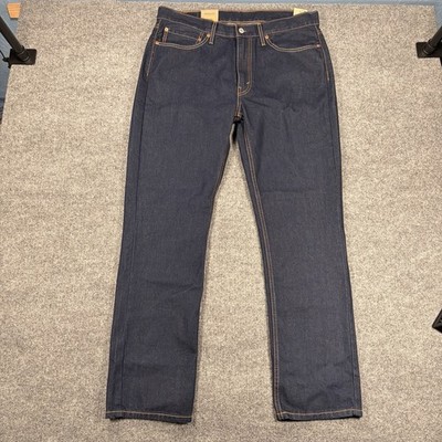 NWT Levi's 514 Straight Fit Jeans Men 36x32 Blue Dark Wash Denim Y2K Streetwear
