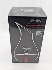 Luigi Bormioli Magnifico Italy Accademia  46oz Wine Whisky Decanter New Open Box