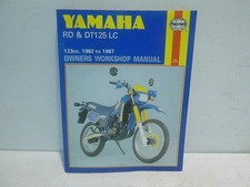 Yamaha RD & DT 125 LC Haynes Manual 1982 to 1987 RD125 DT125 123cc LC II III