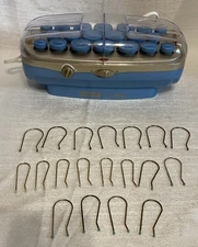 Conair ION Shine Hot Rollers 20 Curlers 3 Sizes Model CHV26IVR - 19 Clips