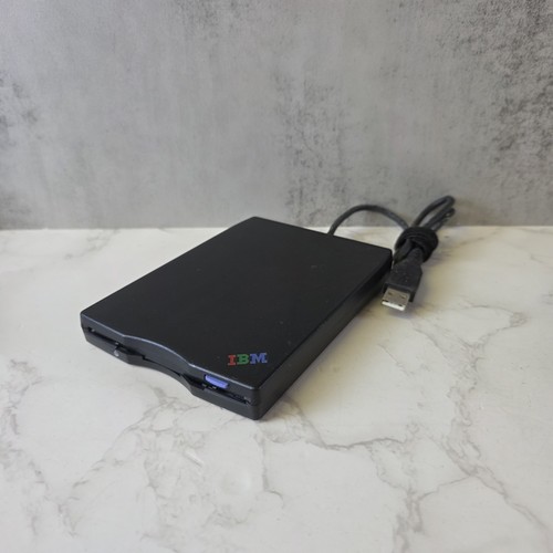 IBM Portable USB 3.5" Floppy Diskette Disk Drive Model MPF82E - Unable To Test