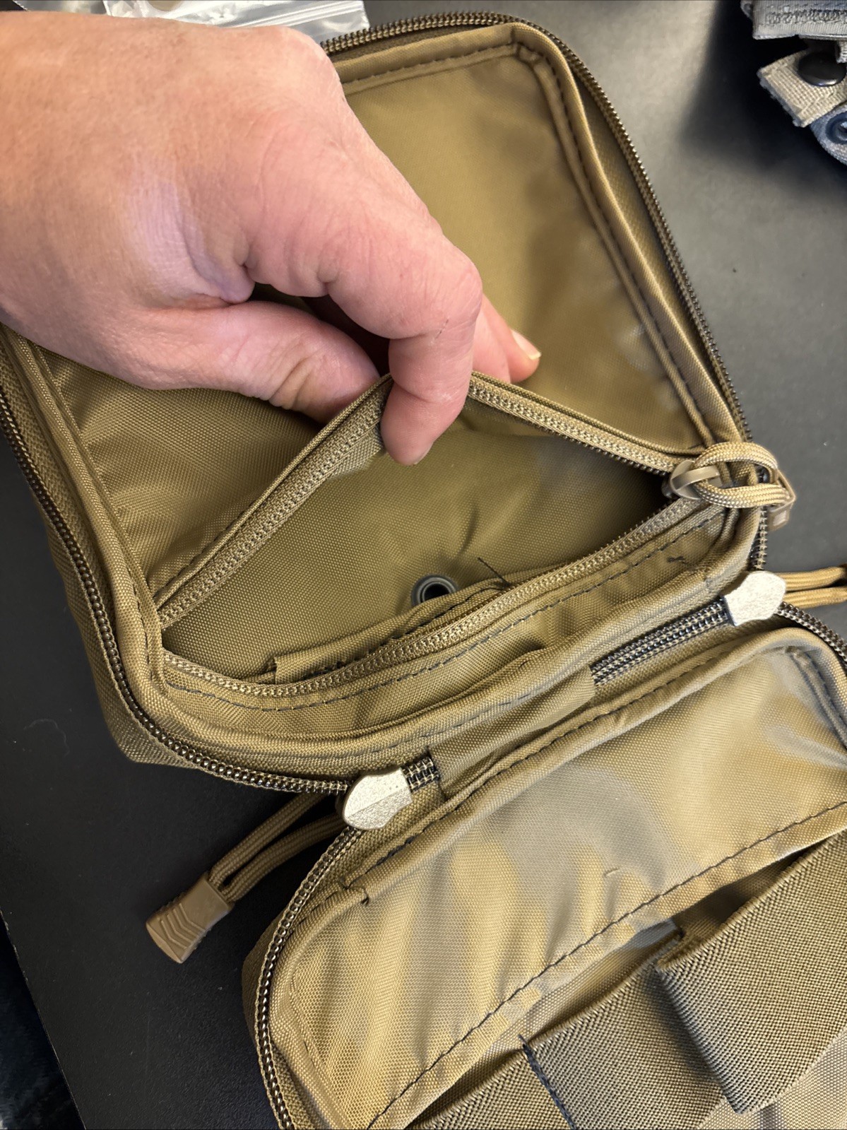 INSIGHT SOCOM ACCESSORY PADDED CARRY CASE POUCH L3 AN/PEQ-15 ATPIAL PARTS TAN