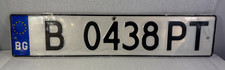 Bulgarien Bulgarisches Euro Nummernschild original gebrauchter Zustand
