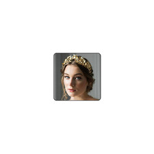 Chargances Bridal Leaf Crown Headband Bridal Tiara Leaf Headpiece for Weeding Pr
