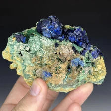 Azurite, Big Indian Copper Mine, San Juan Co., Lisbon Valley Dist., Utah, USA