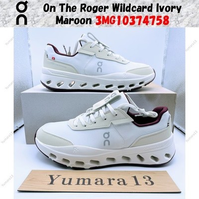 On The Roger Wildcard Ivory Maroon 3MG10374758 Herren Gr.