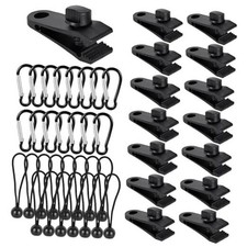 45pcs, Tarp Clips, Tarp Clips Heavy Duty, Tie Downs, Heavy Duty Lock Grip,