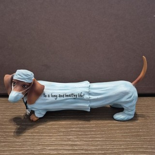 Westland Hot Diggity Dog Doctor Surgeon Dachshund Figurine 16454 Figure