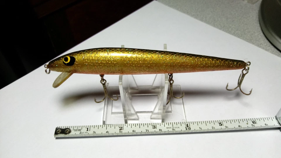 SMITHWICK «ПОДВЕШИВАНИЕ ROGUE, 5/8 УНЦИЙ, 5 1/2», ЗОЛОТО, ОРАНЖЕВЫЙ ЖИВОТ, БЛЕСК ВО ВСЕМ - Изображение 2 из 4