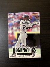 Ken Griffey Jr 1993 Donruss 90's Dominators JUMBO /10000 #6 Oversized Batting Av