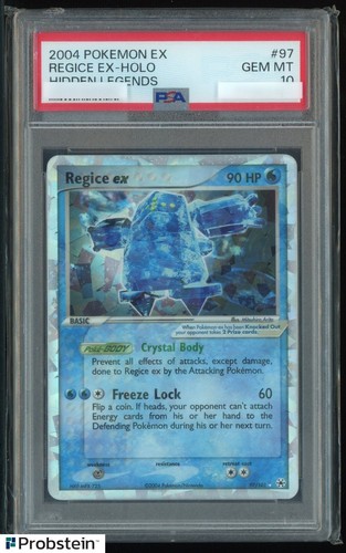 Regice ex graded PSA 10 for sale on eBay