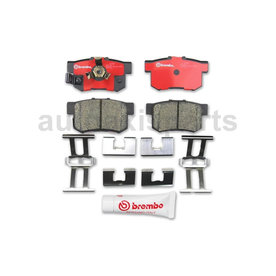 Комплект из 2 передних задних дисковых тормозных колодок Brembo для Acura Legend 1991-1995 годов выпуска - Изображение 3 из 4