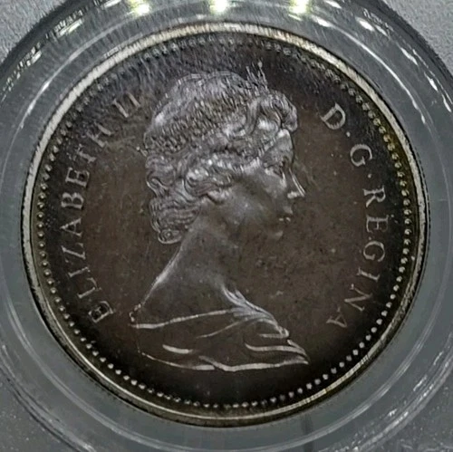 1972 Canada Silver Dollar Coin Voyageur Elizabeth II PCGS SP67