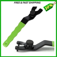 Adjustable Pin Wrench for Angle Grinder Machine,Grinder Spanner ​Wrench (Green) 