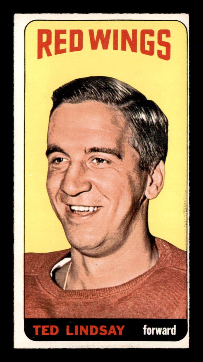 Ted Lindsay #82 Hockey Cards 1964 Topps trading card — raw and PSA graded price guide