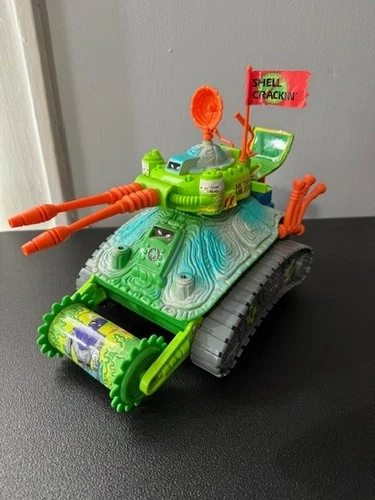 Vintage TMNT Turtle Tank 1991 TMNT Vehicle Near Complete Working!